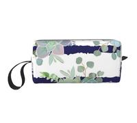 GSGCSBYMLG Petite trousse de maquillage à rayures pour plantes grasses