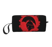 GSGCSBYMLG Petite trousse de toilette de voyage avec casque de guerrier spartan imprimé