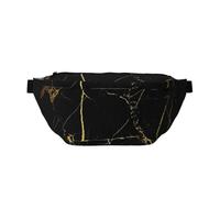 GSGCSBYMLG Sac banane à bandoulière 3D élégant avec texture marbrée dorée