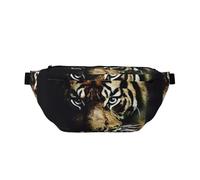 GSGCSBYMLG Sac banane à bandoulière imprimé tigre décontracté