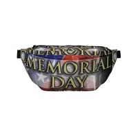 GSGCSBYMLG Sac banane imprimé pour le jour commémoratif des soldats militaires américains