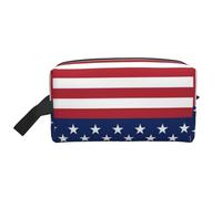 GSGCSBYMLG Sac de rangement imprimé drapeau américain étoiles rayures sac à main sac de voyage sac bandoulière, blanc, Taille unique