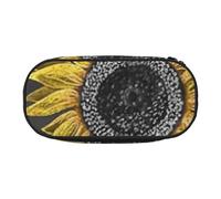 GSGCSBYMLG Trousse à crayons avec imprimé tournesol « You are My Sunshine », Noir , Taille unique, Pochette à monnaie