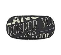 GSGCSBYMLG Trousse à crayons avec inscription « I Know The Plans Have You Declares Lord », Noir , Taille unique, Pochette à monnaie