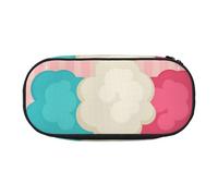 GSGCSBYMLG Trousse à crayons en coton avec imprimé barbe à papa, Noir , Taille unique, Pochette à monnaie