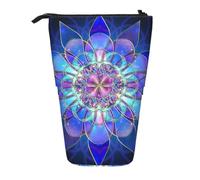 GSGCSBYMLG Trousse télescopique verticale rectangulaire imprimée mandala