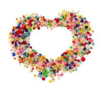 GSHLLO Environ 280 mini fleurs séchées colorées multicolores minuscules fleurs séchées décoratives bougies savon décoration fleur pour projets de bricolage
