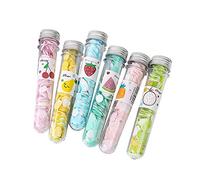 GSHLLO Lot de 6 boîtes de papier à savon jetables, flocons de savon à confettis, nettoyage des mains, papier de lavage, feuilles de savon, pétales pour les voyages