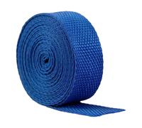 GSHUPIOU Bandes de Nylon, Bandes de Coton épais, Sangle en polypropylène de 20 mm for Sacs, Sacs à Dos, Ceintures, poignées, laisses for Chien, 5, 10 ou 20 mètres(Blu,5 Yard)