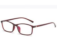 Gshy Lunette Anti Lumiere Bleue Génération de Verres Transparent Protège Vos Yeux de la Lumière Bleue Lunettes Filtre Anti Fatigue Anti UV Gaming Écrans PC Mobile TV Téléphone (Vin rouge)
