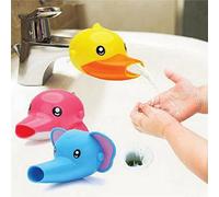 Gshy Robinet Extension de robinet Extender pour Enfant Bébé Se Laver les Mains Cartoon Animal Design de lavage Salle de Bain Lavabo (Éléphant)