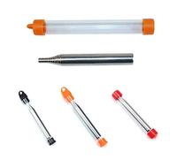 Gshy Soufflet de Poche à Tube en Acier Inoxydable Télescopique Compact pour Soufflage d'air dans Un Feu pour Allumage Facile 3PCS