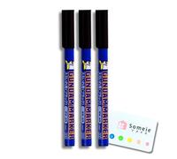 GSI Creos Gundam Lot de 3 marqueurs ultra fins pour doublure de panneau GM01 Noir