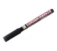 GSI Creos MR.HOBBY GM-301P Gundam Marker, pour Type, feutres, pour peinture au pistolet, noir, fin