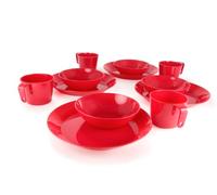 Gsi Outdoors Cascadian Ensemble de Table pour 4 Personnes Rouge