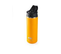 GSI Outdoors - Gourde isotherme Microlite 710 ml - acier inoxydable, couvercle à paille, blanc