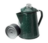 GSI Outdoors Percolateur Cafetière | Bouilloire en émail pour camping, cabine, camping-car, cuisine, chasse et randonnée