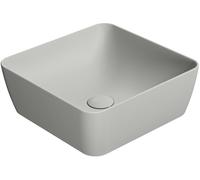 GSI Sand lavabo 38x38 cm carrée à poser gris/pierre 903817