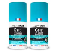 GSIL - Roll On Freeze Gel Articulaire Effet Froid - Lot 2 x 40 ml - Douleurs Articulaires & Musculaires, Coups & Chocs - Silicium Organique, Harpagophytum & Huiles Essentielles - Fabriqué en France