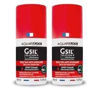 GSIL - Roll On Gel Articulaire Effet Chauffant - Lot 2 x 40 ml - Douleurs Articulaires & Musculaires - Silicium Organique, Harpagophytum & Huiles Essentielles - Fabriqué en France