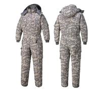 GSJDKN Homme Rembourré Robuste Combinaison de travail Résistant Mécanicien matelassé Combinaison de travail Vêtements de travail chauds Combinaison de travail à capuche