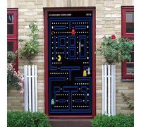 GSKBDQ Autocollants Muraux De Porte Trompe l'oeil 3D 77X200Cm Pixel De Jeu D'Anime Amovible Stickers Porte, Papier Peint Auto-Adhésif Chambre Cuisine Salle De Bain Poster De Porte Stickers