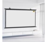 GSKDZG Écran De Projection Manuel Écran De Projecteur Mural Pour Home Cinéma Intérieur Et Extérieur, 4K HD 40 Pouces, Anti-Plis, Léger