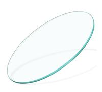 GSKDZG Plateau De Table en Verre Transparent, pour Table À Manger, Tables Basses, Dessus De Tables en Verre Trempé, 50cm 60cm 80cm 90cm Plaque De Protection Rond(380mm (15in))
