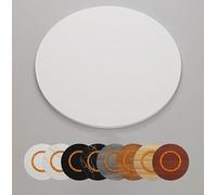 GSKFXJ 80cm 90cm 100cm Plateau Tournant Lazy Susan en Bois, Grand Plateau Rotatif De Table, Plateau Tournant De Salle À Manger À Domicile, Rond Plateau De Service(White,60cm/24in)