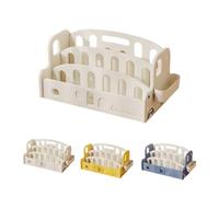GSKFXJ Bibliothèque De Bureau À 3 Couches Petite, Etagere Rangement De Enfants, Étagère De Bureau Polyvalente pour Livres Enfants(White)