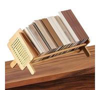 GSKFXJ Étagère De Bureau en Bois Petite, Bibliothèque De Bureau Autoportante, Étagère D'affichage De Rangement avec Organisateur pour Bureaus(Natural)