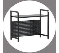 GSKFXJ Étagère Rangement À Poser sur Bureau, 2/3 Niveaux Bibliothèque De Bureau, Organisateur De Livres, Étagère D'affichage De Rangement pour Dortoir, Maison(2-Tier,L-21.6in/55cm)