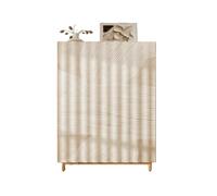 GSKFXJ Rideaux pour Étagère De Cuisine, Rideau D'armoire D'intimité, Rideau Suspendu sous L'évier, Rideaux Placard avec Piste Coulissante Autocollante(Style A,WxH 60x90)