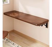GSKFXJ Table Pliante Murale en Bois, Bureau D'Ordinateur À Abattant Invisible, Rabattable Flottant pour ÉTude, Cuisine, Balcon(40x30cm/15.7x11.8in)