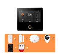 GSM WiFi Tuya Smart Wireless Home Security Alarm System Kit de capteur de fenêtre de Porte de sirène intégrée(Set-Q 10Kit)