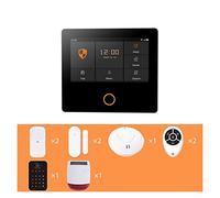 GSM WiFi Tuya Smart Wireless Home Security Alarm System Kit de capteur de fenêtre de Porte de sirène intégrée(Set-R 10Kit)