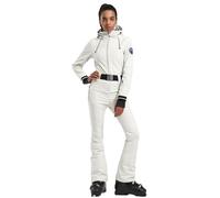 GSOU SNOW Combinaison de Ski Femme, Une Pièce Multiples Poches à Capuche Imperméable Coupe-vent Respirante Chaude