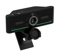 Gsou Webcam 1080p avec micros, correction automatique de la lumière, prise USB Plug & Play, cache de confidentialité, webcam d'ordinateur pour connecter un casque/écouteur/haut-parleur Bluetooth, Full
