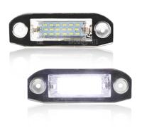 GSOWO Lot de 2 éclairages de plaque d'immatriculation à LED pour Volvo C30 C70 S40 S60 S80 V50 V60 V70 XC60 XC70 XC90, durable et efficace - Canbus de qualité supérieure - Sans erreur - 18 SMD