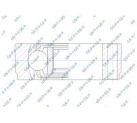 GSP Articulation Kit pour D'Arbre D'Entraînement pour Audi 80 81 85 B2 (603019)