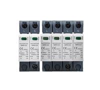 GSP9 12.5KA T1 Class AC Surge Protector 2P 1P+NPE 4P 3P+NPE SPD 275VAC Din Rail House Surge Protector T2 Class 20~50KA MQXFCZUX(4P NPE 12.5KA 275VAC)