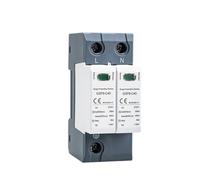 GSP9 2Pole Surge Protector 20KA-40KA SPD AC275V AC385V 400V 440V SPD House Surge Protector 1P+N Din Rail(2P AC440V 40KA)