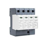 GSP9 4Pole Surge Protector 20KA-40KA SPD AC275V AC385V 400V 440V SPD House Surge Protector 3P+N Din Rail(4P AC400V 40KA)