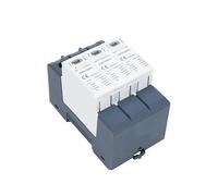 GSP9 Photovoltaic DC SPD 3P 600V 1000V 1500V 40KA Surge Protector Protective Device Lightning Protection Din Rail T1+T2 RUAJOGYNVM(3P 600VDC)