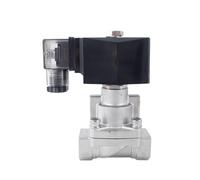 GSPZ 25bar SS304 High Temperature 2 Way Steam Solenoid Valve 3/8 G1/2" 3/4 1 Inch DC12V Orifice 15mm/20mm/25mm Normal Close(1/2",AC24V)