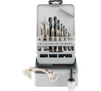GSR 00708040 Kit de taraudage 17 pièces métrique M3 - M12 DIN 352 HSS-G 1 pc(s)