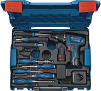 GSR 12V-15 Professional et outillage à main - BOSCH - avec 2 batterie 12V 2Ah - chargeur - L-Boxx - 060186810R