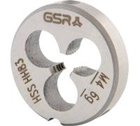 GSR B00402150 Filière métrique M4 filetage à droite DIN 223 HSS