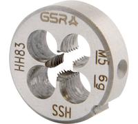 GSR B00402170 Filière métrique M5 filetage à droite DIN 223 HSS