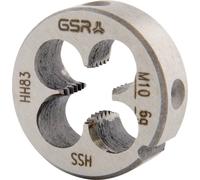 GSR B00402230 Filière métrique M10 filetage à droite DIN 223 HSS